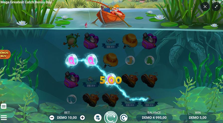 слот Mega Greatest Catch Bonus Buy
