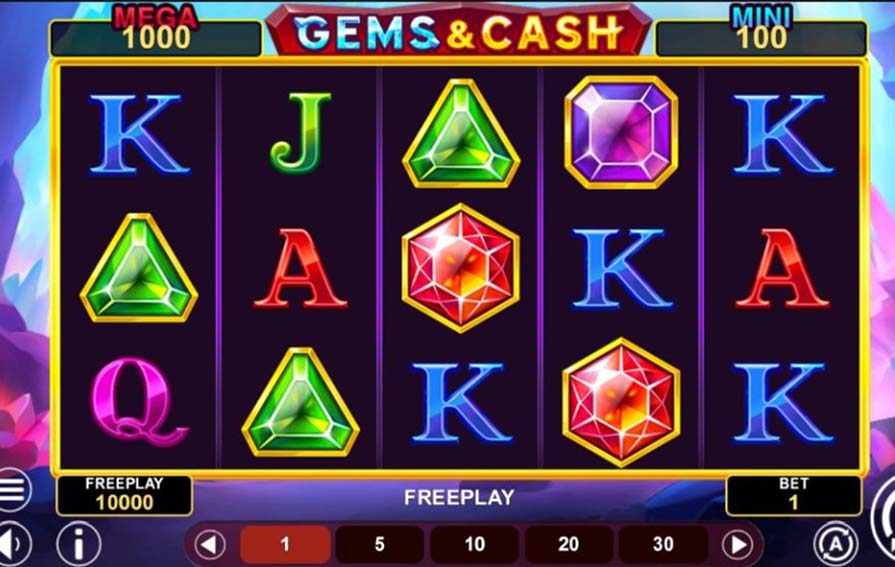слот Gems And Cash Win Spins