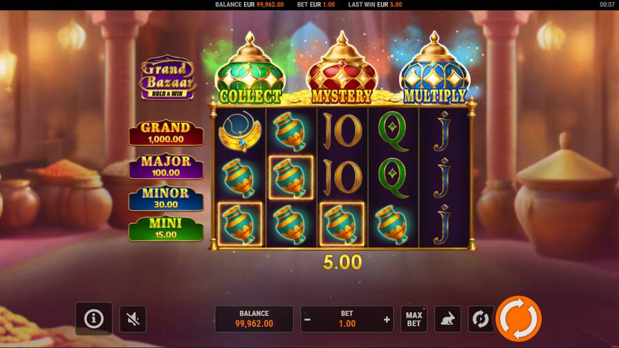 игра Grand Bazaar: Hold and Win