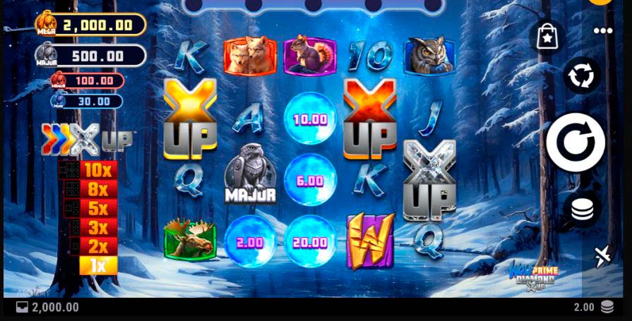 слот Wolf Prime Diamond X Up