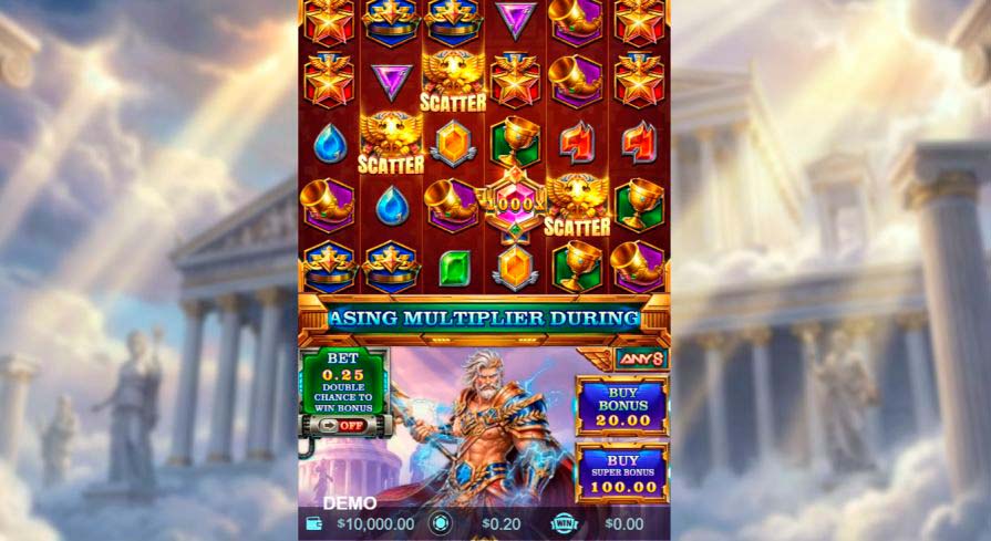 слот Zeus of Olympus