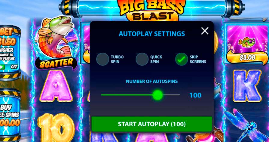 игра Big Bass Blast