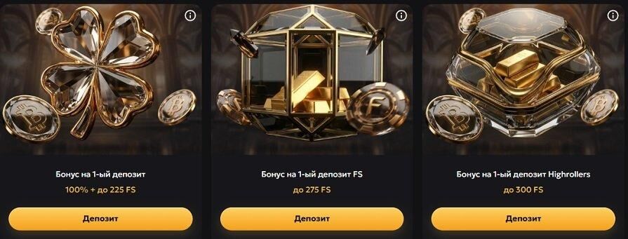 Казино Faro бонусы