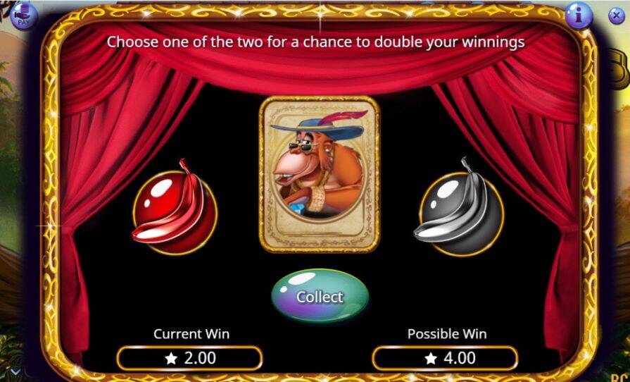 Бонусная игра в слоте Booming Bananas
