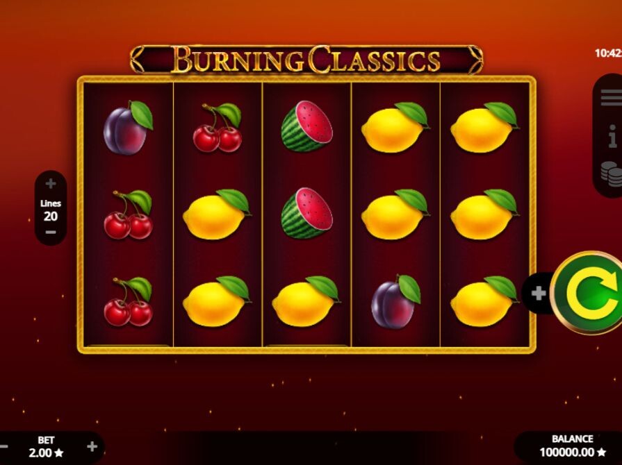 Слот Burning Classics