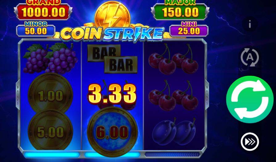 Дизайн игры Coin Strike: Hold and Win
