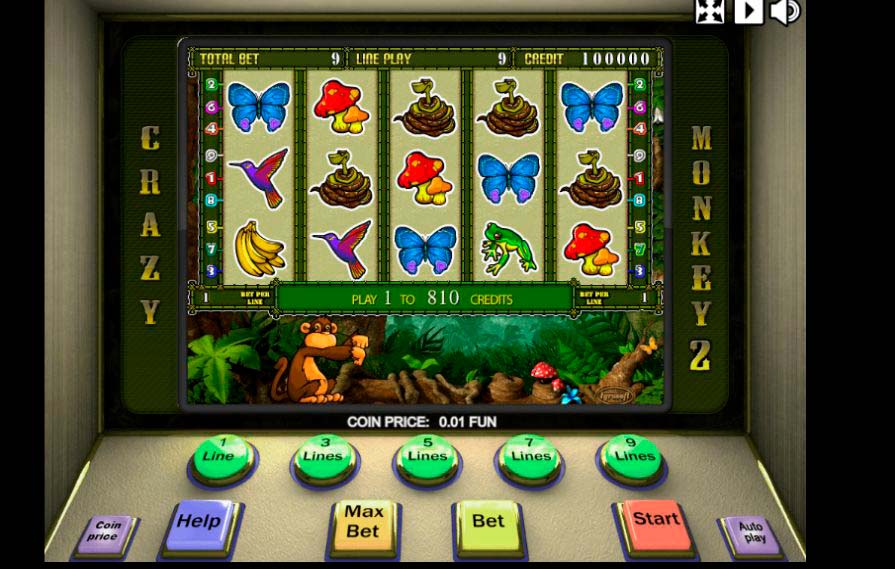 слот Crazy Monkey 2