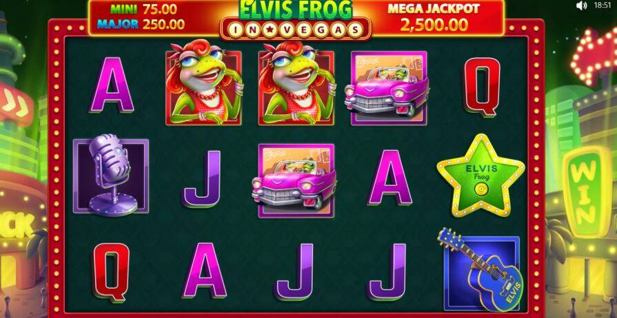 Слот Elvis Frog in Vegas