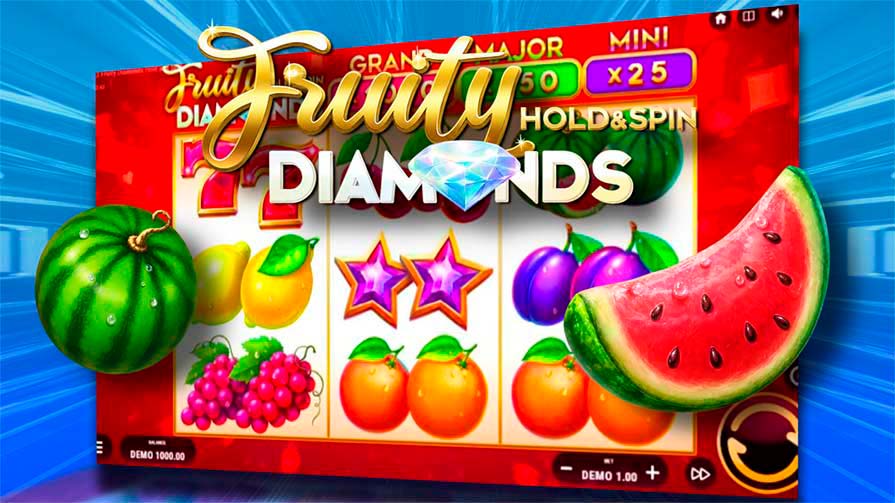 Fruity Diamonds Hold and Spin