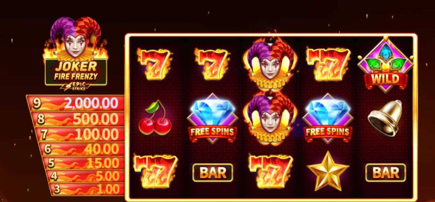 игра Joker Fire Frenzy Epic Strike