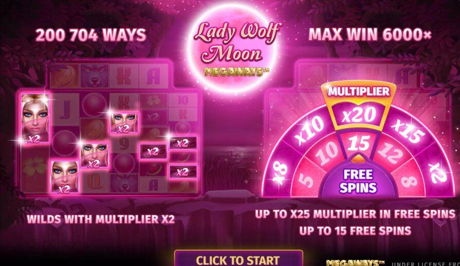 Слот Lady Wolf Moon Megaways