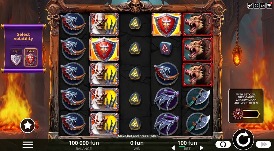 Слот Slattors Battle: Orcs vs Elves