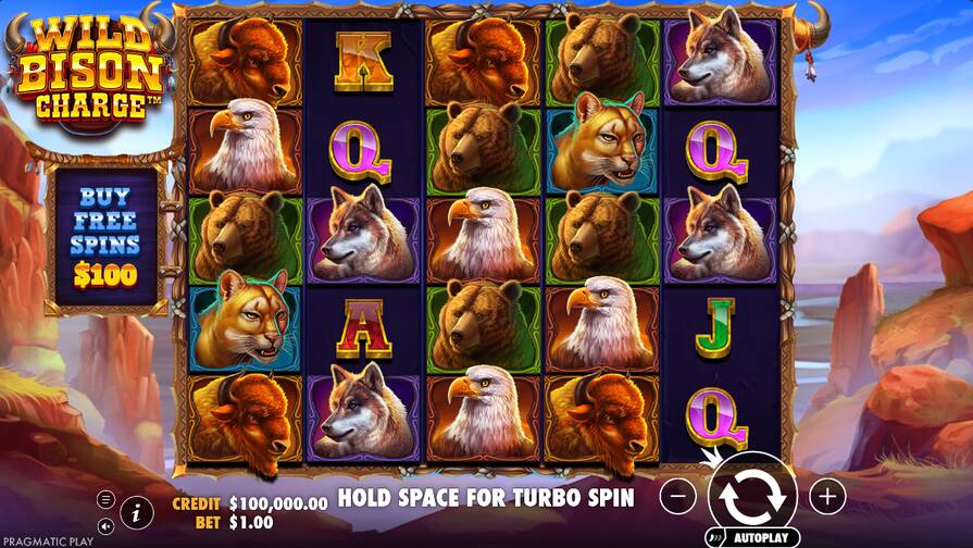 Слот Wild Bison Charge
