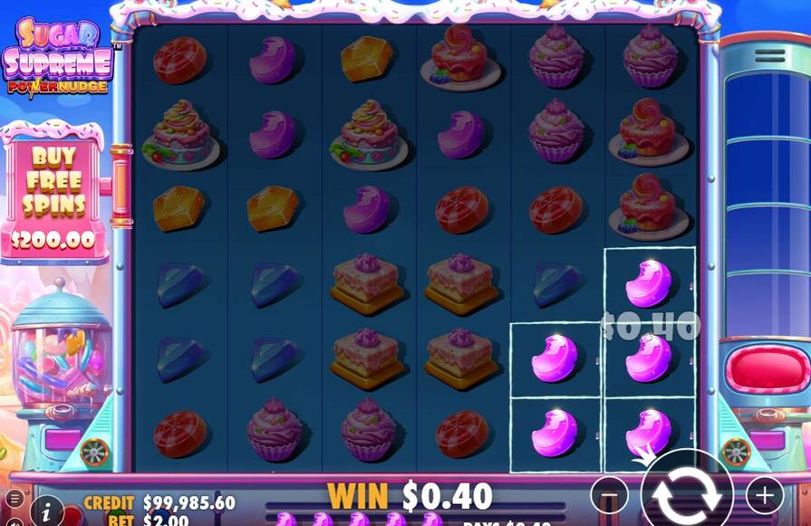 Дизайн игры Sugar Supreme Powernudge
