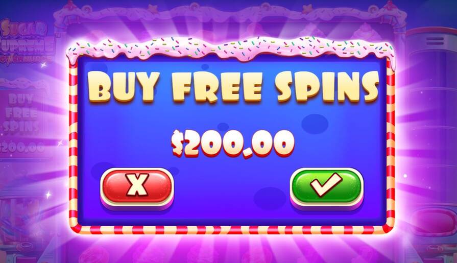 Бонусная игра в слоте Sugar Supreme Powernudge