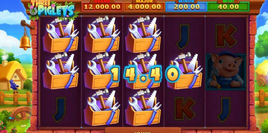 Дизайн игры Three Piglets