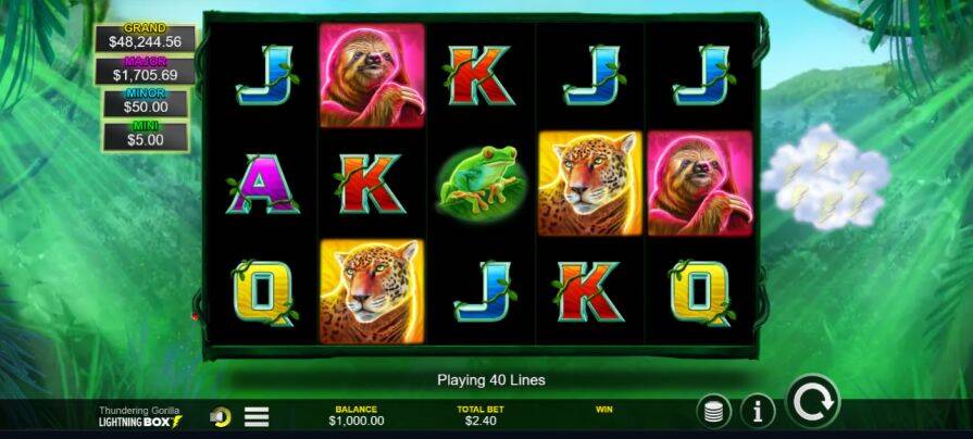 Слот Thundering Gorilla