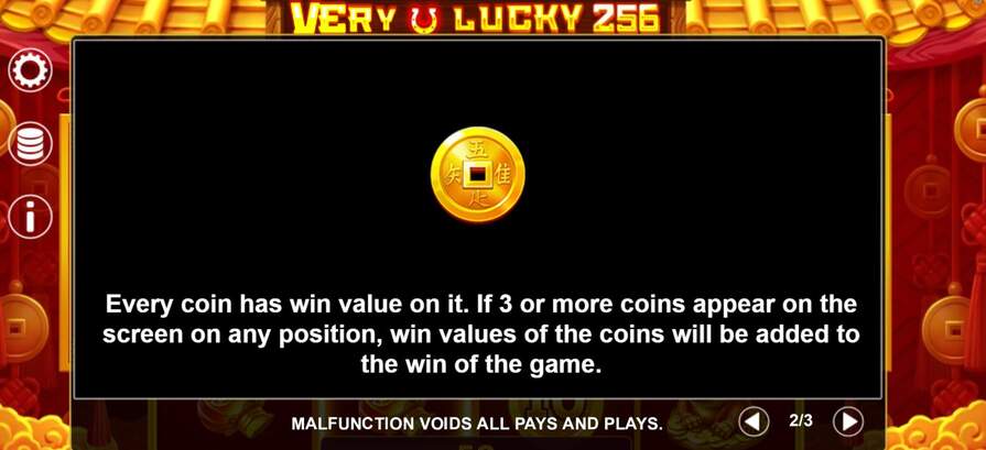 Бонусная игра в слоте Very Lucky 256
