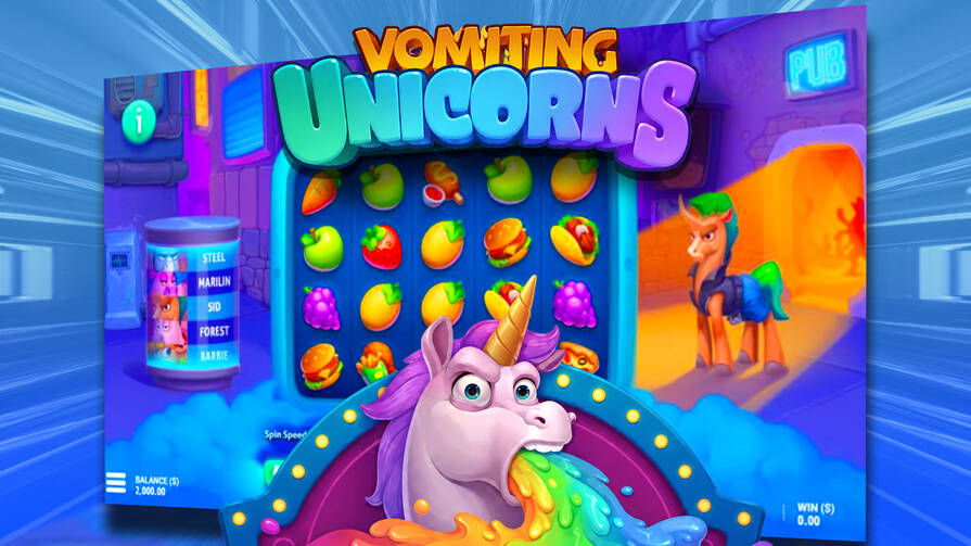 Слот Vomiting Unicorns — демо