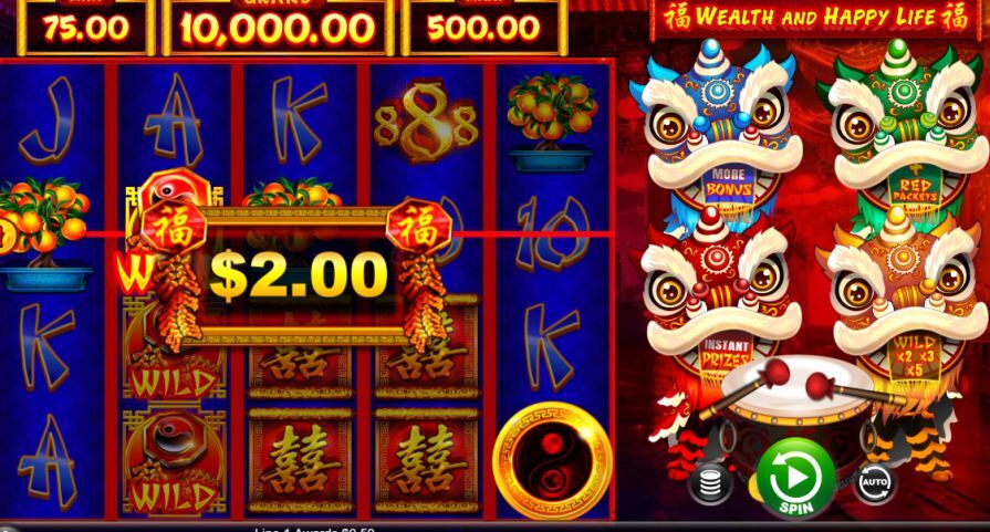 Дизайн игры Wealth and Happy Lif