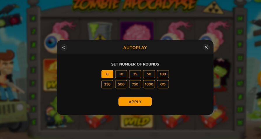 Бонусная игра в слоте Zombie Apocalypse