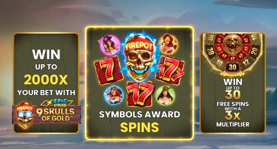 слот 9 Skulls of Gold