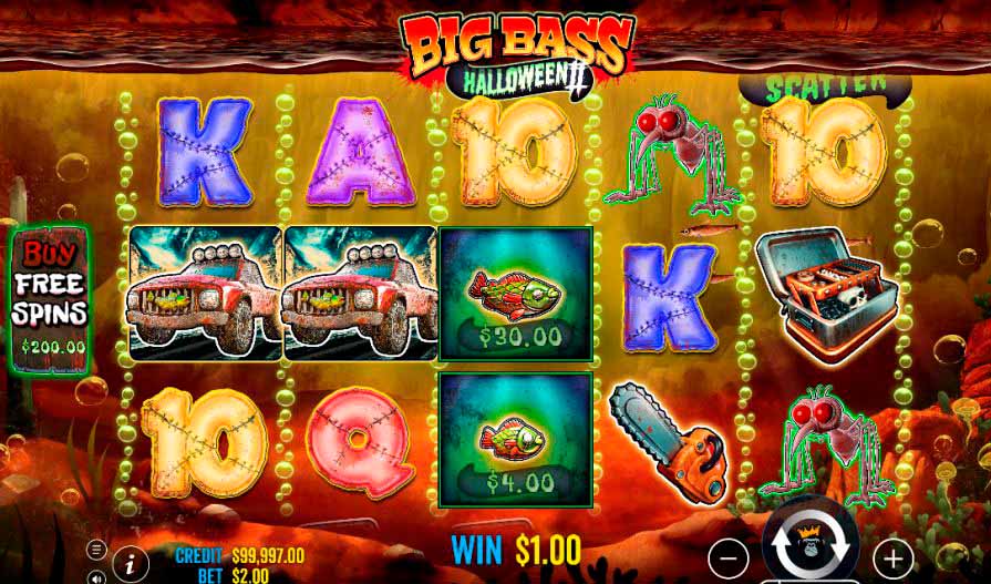 игра Big Bass Halloween 2