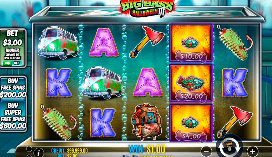 игра Big Bass Halloween 3