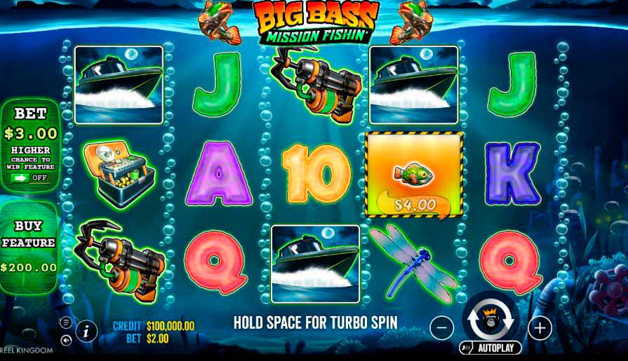 слот Big Bass Mission Fishin’
