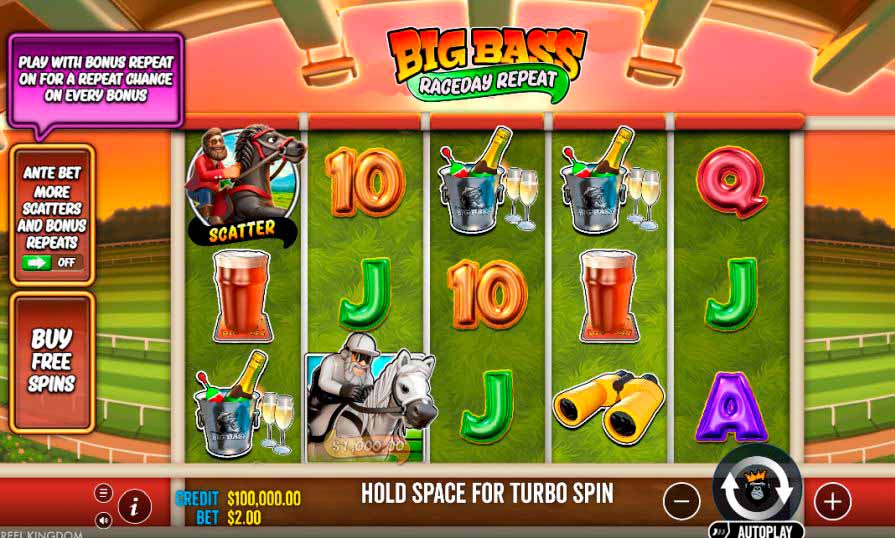 слот Big Bass Raceday Repeat