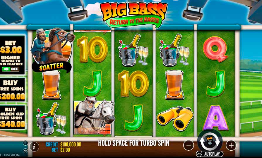 слот Big Bass Return to the Races
