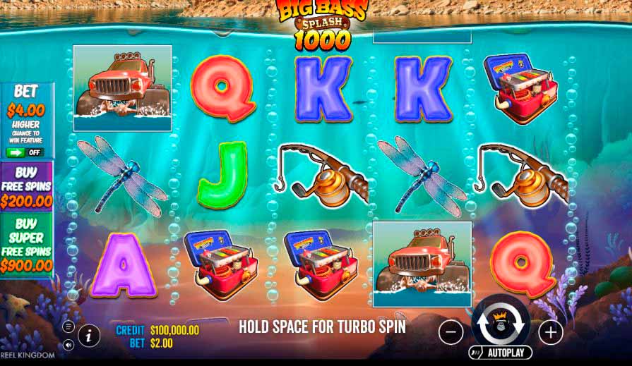 слот Big Bass Splash 1000