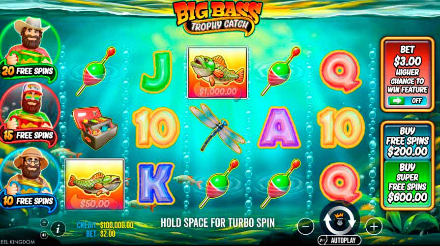 слот Big Bass Trophy Catch