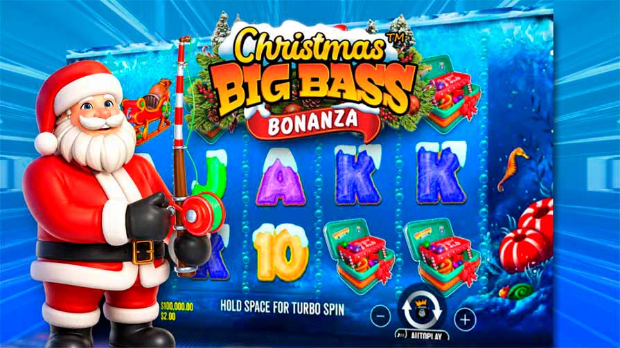 Слот Christmas Big Bass Bonanza — демо