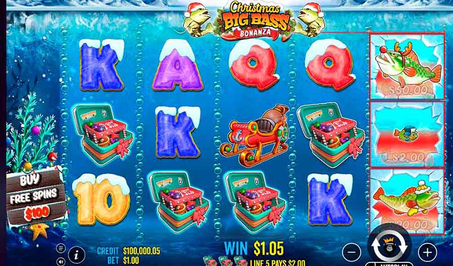 игра Christmas Big Bass Bonanza