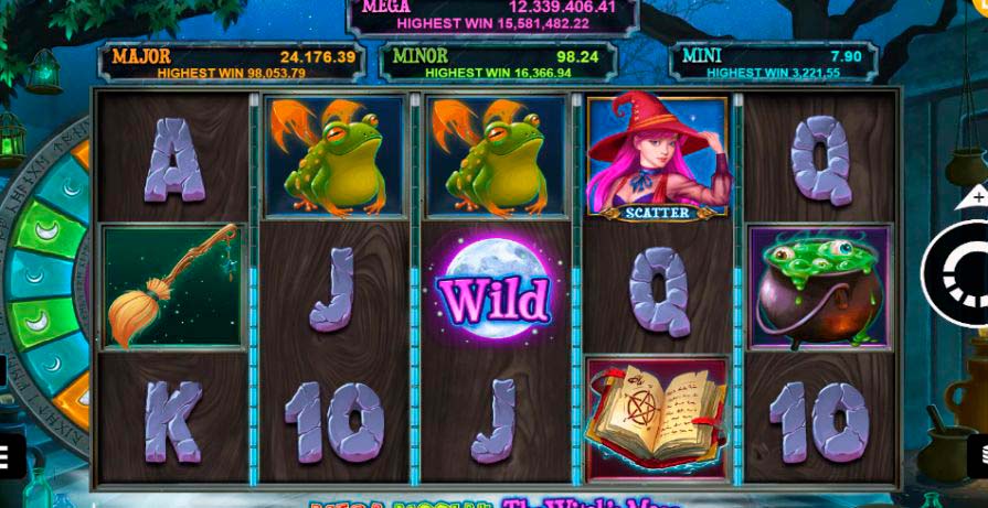 слот Mega Moolah The Witch's Moon