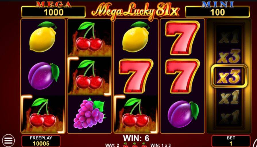 Дизайн игры Mega Lucky 81x