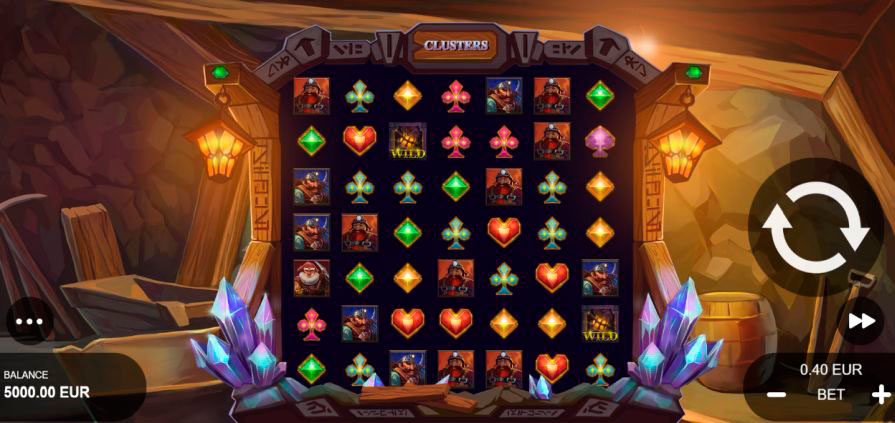 слот Mines of Glory