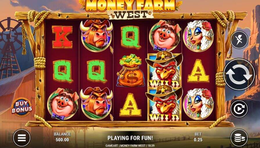 Слот Money Farm West