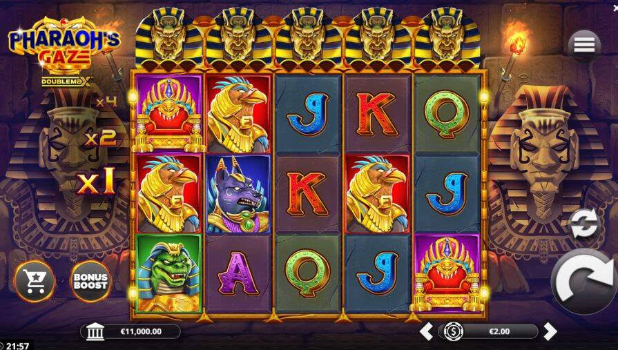 Дизайн игры Pharaoh’s Gaze DoubleMax