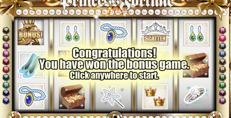 Дизайн игры Princess Fortune