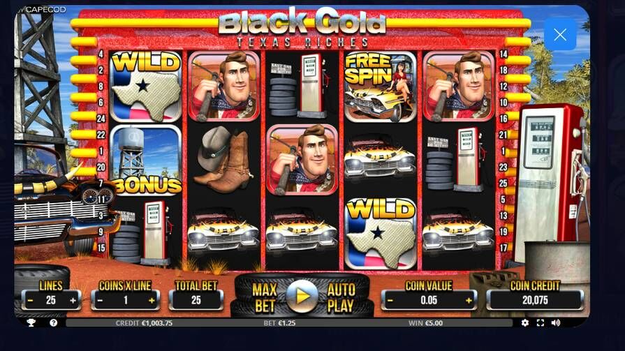 Игра Black Gold Texas Riches