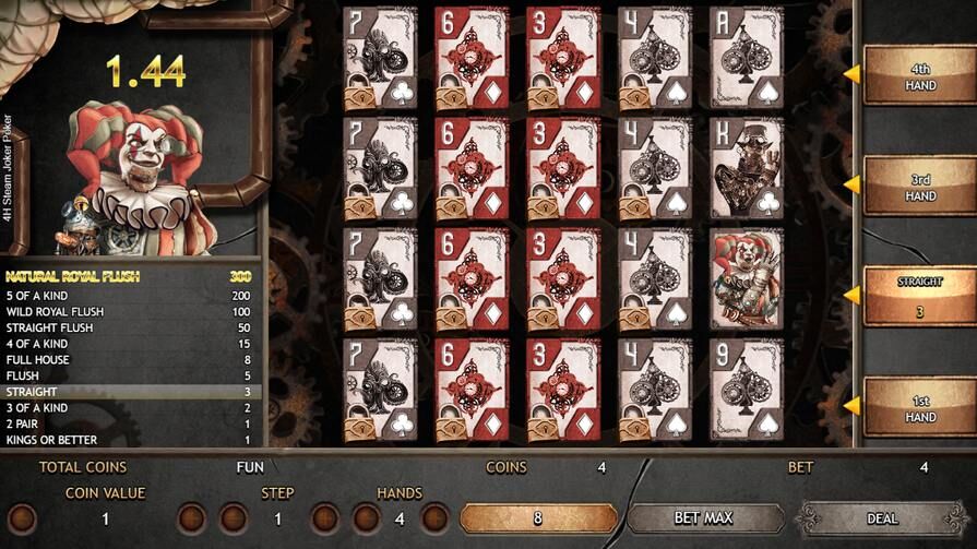 4H Steam Joker Poker