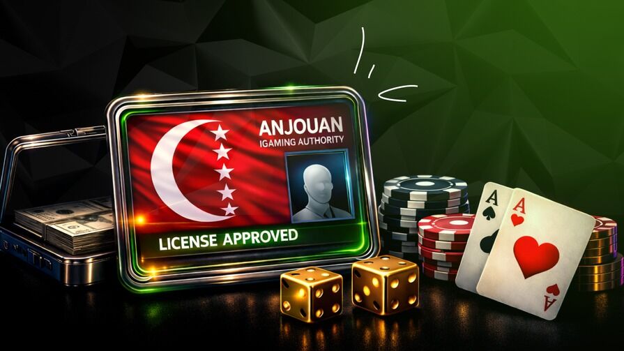 VA Gaming работает под лицензией Anjouan Gaming License