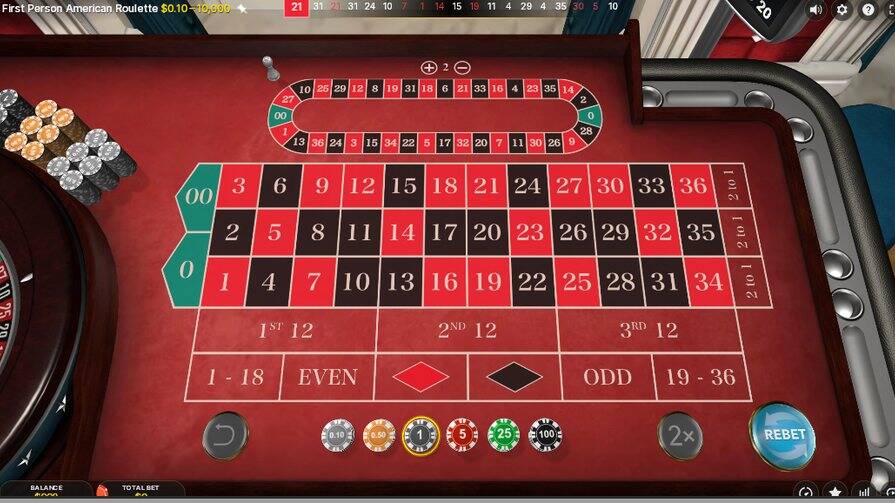 First Person American Roulette
