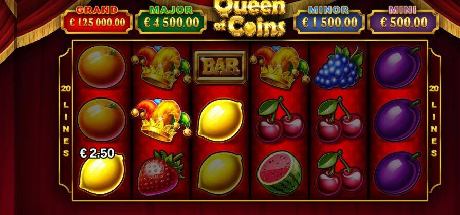 Дизайн игры Queen of Coins
