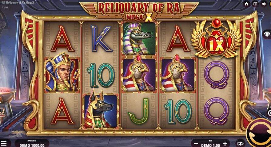слот Reliquary of Ra MegaX