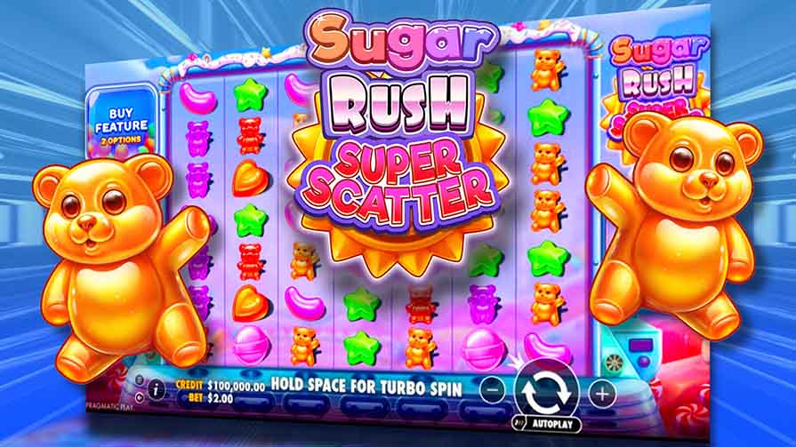 Слот Sugar Rush Super Scatter — демо