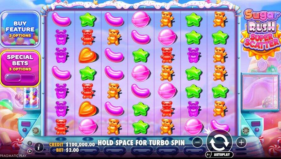 слот Sugar Rush Super Scatter
