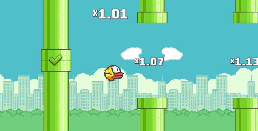 Краш-игра Tappy Bird